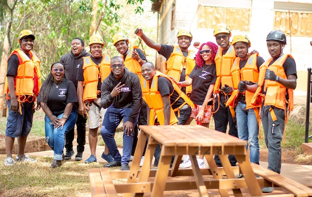 xFusion Kenya team building, 35 team members